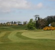 The par-4 10th hole on The Duke's Course is a tricky dogleg left. 