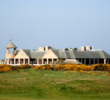 The new Links Trust clubhouse sits next to the second fairway of the Old Course. 