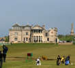 The Old Course's 18th hole can vary greatly depending on the wind. It can be drivable, or the Granny Clark's Wynd can come into play. 