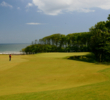The 11th hole at Kingsbarns Golf Links is a long par 4 that plays towards the sea. 