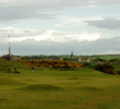 The 16th hole on the Jubilee Course in St. Andrews is a par-4 dogleg left named 