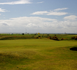 The sea is in view from many spots at Leven Links Golf Course in Fife.