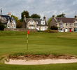 There are 116 bunkers at Leven Links to steer clear of, including this one beside the 16th green.