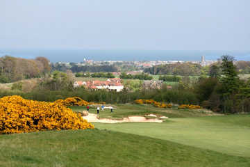 The Duke's Course's 13th hole is one of several greens that were recently remodeled.